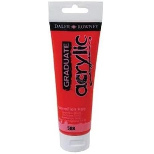 Daler Graduate Acrylic 120ml Vermilion Hue