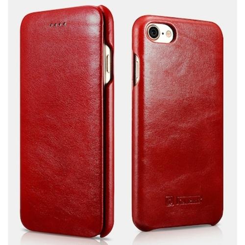 Θήκη Apple iPhone 7/iPhone 8/iPhone Se 2020 - Icarer Curved Edge Vintage Series - Red