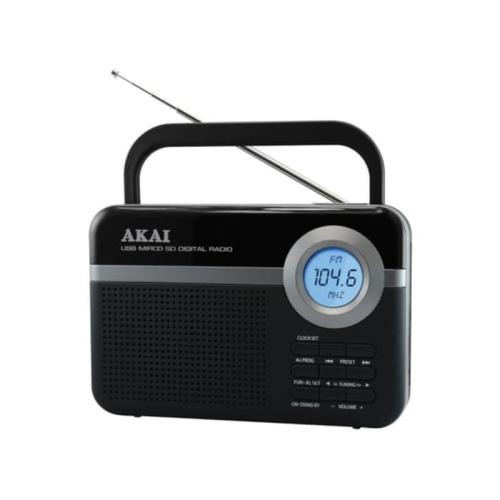 Φορητό ραδιόφωνο AKAI PR006A-471U - Μαύρο