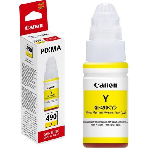 Μελάνι Canon GI-490 Κίτρινο - 0666C001AA