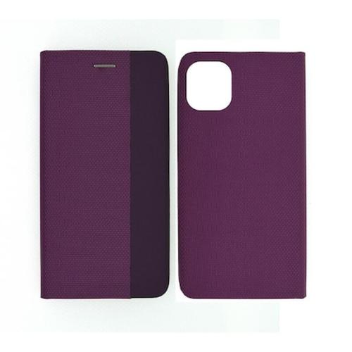 Θήκη Apple iPhone 11 Pro - Ancus Magnetic Canvas Book Case - Purple