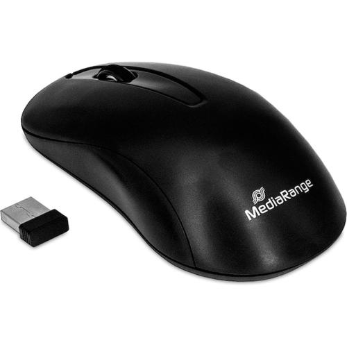 Mediarange Optical Mouse 3-button (black, Wireless) (mros209)