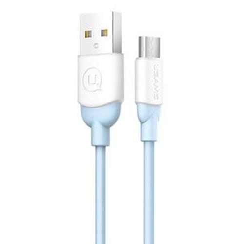 Usams Καλώδιο Usb Σε Micro Usb Us-sj247-bl, Ice-cream , 1m, Μπλε