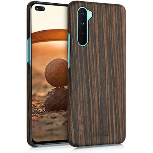 Θήκη Oneplus Nord - Kalibri Wooden Case - Basswood/Brown