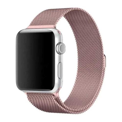 Λουράκι Magnetic Metallic για Apple Watch 45mm - Pink
