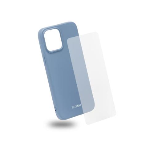 Θήκη και Τζαμάκι iPhone 13 Pro Max - Egoboo Back Cover Case - Grey