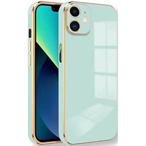 Θήκη Apple iPhone 12 - Bodycell Gold Plated - Mint Green