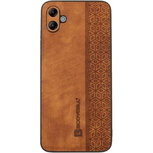 Θήκη Samsung Galaxy A04e - Bodycell Pattern Leather - Brown