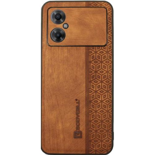 Θήκη Xiaomi Poco M4 5G - Bodycell Pattern Leather - Brown