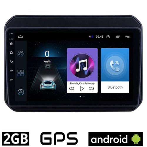 Ηχοσύστημα με Οθόνη Αφής 9 Android GPS Wi-Fi Bluetooth 2GB/16GB για Suzuki Ignis (μετά το 2016) - Μαύρο