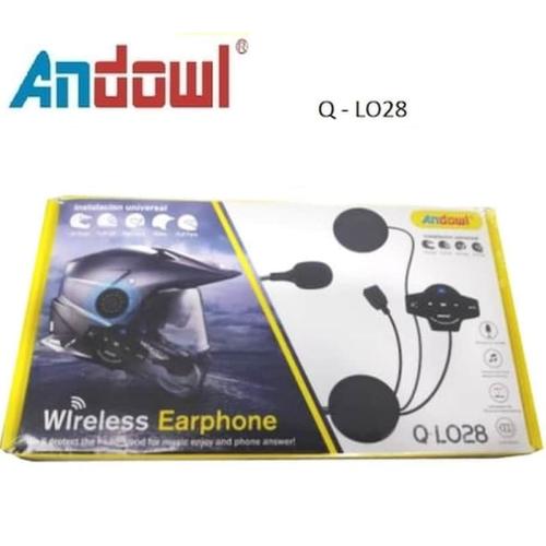 Επαναφορτιζόμενα Ακουστικά Κράνους Μοτοσικλέτας Q-lo28 Andowl