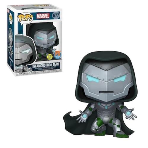 Funko Pop! Marvel : Infamous Iron Man (glows In The Dark) (special Edition) No.677 Bobble
