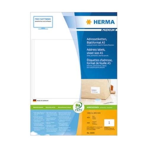 Herma Labels Χαρτί για Ετικέτες 148.5x205mm 400 φύλλα