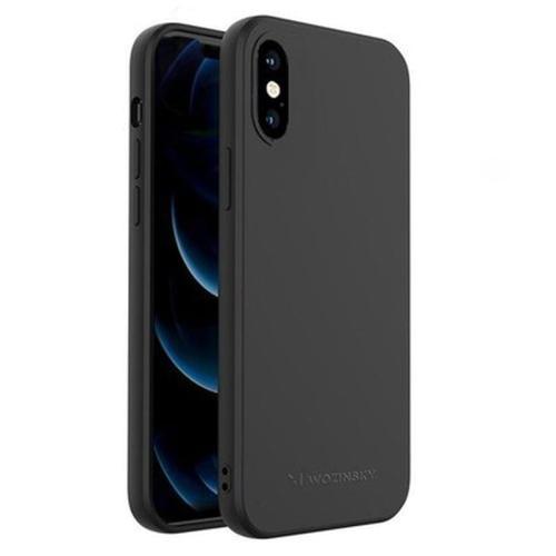 Wozinsky Color Case Silicone Flexible Durable Case Iphone Xs Max Μαύρο