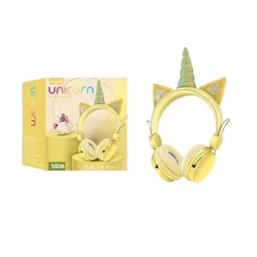 Ασύρματα Ακουστικά - Unicorn Headphones - Ah805 - Yellow - 883662