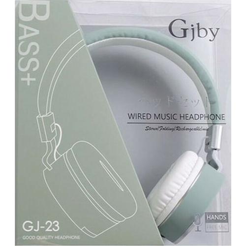 Gjby Gj-23 Ενσύρματα On Ear Ακουστικά Πράσινα