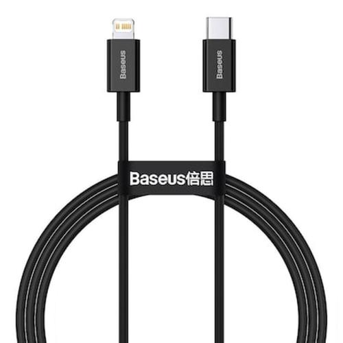 Καλώδιο Baseus Superior Series Cable Usb-c Σε Ip 20w Pd 1m Μαύρο Catlys-a01