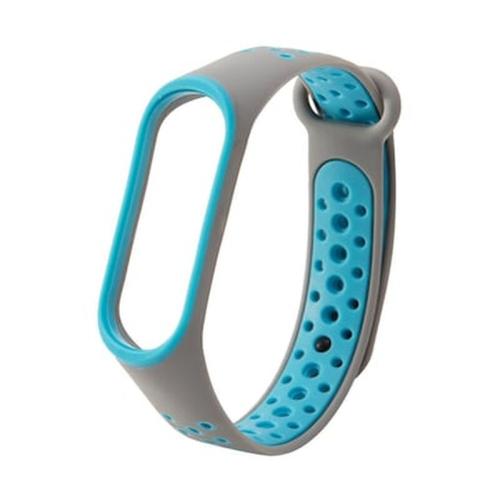 Λουράκι Σιλικόνης Dots (xiaomi Mi Band 4 / 3) Gray-blue