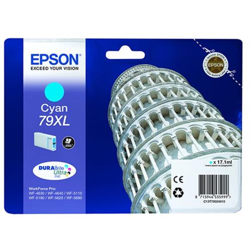 Μελάνι Κυανό Epson 79XL T790240 (C13T79024010)