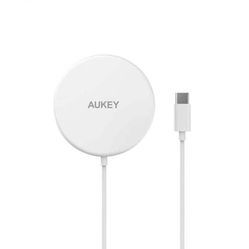 Aukey Lc-a1w Aircore 15w Magnetic Wireless Charger White