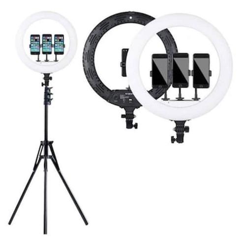 Led Ring Light With 3 Mobile Holders 35cm