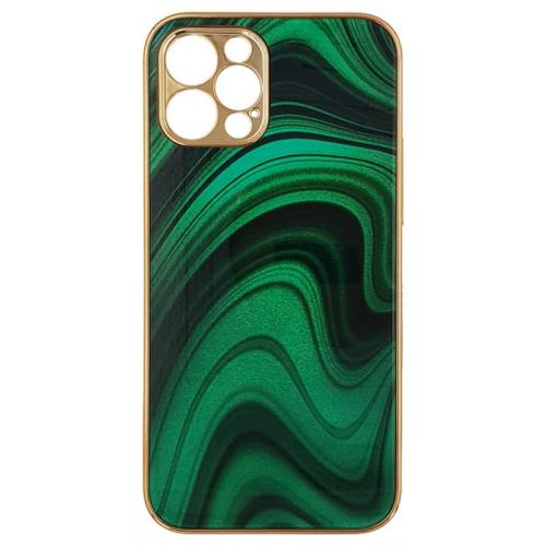 Θήκη Apple iPhone 12 Pro Max - Gkk Electroplate Glass Case - Πράσινο