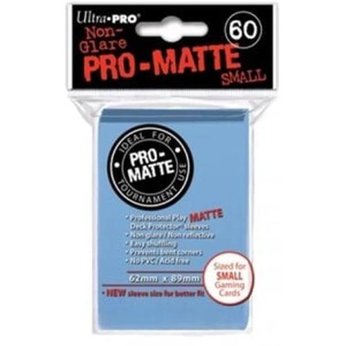 Ygo Ultra Pro Card Sleeves 60ct - Matte Light Blue