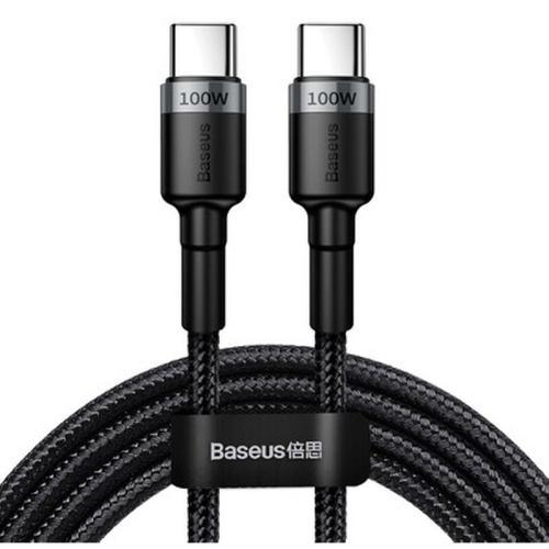 Baseus Καλώδιο Usb Type-c Catklf-alg1, 20v 5a 100w, 2m, Μαύρο-γκρι