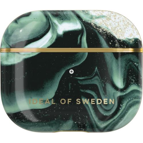 Θήκη Ακουστικών Ideal of Sweden Printed για Apple AirPods Gen 3 - Golden Olive Marble