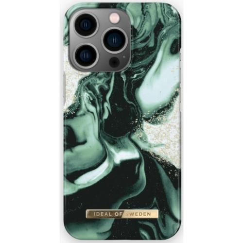 Θήκη Apple iPhone 14 Pro Max - iDeal of Sweden Fashion Golden Olive Marble