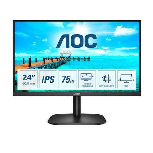 AOC 24B2XD Monitor 23.8 FHD 1920x1080 IPS 75Hz