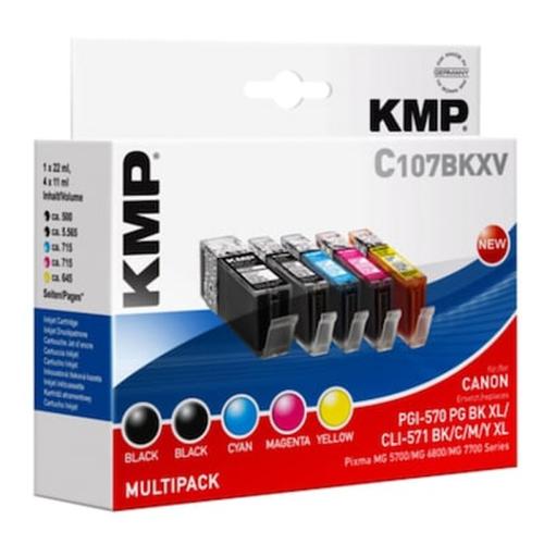 Kmp C107bkxv Multipack Comp. WithCanon PGI-570/cli-571 XL