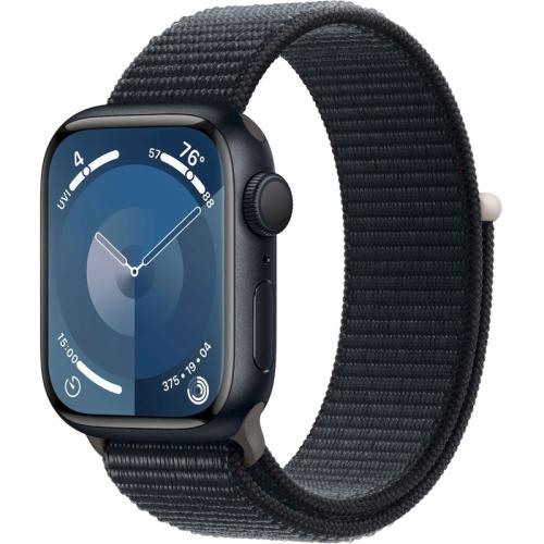 Apple Watch Series 9 Aluminium Black GPS 41mm - Black Sport Loop