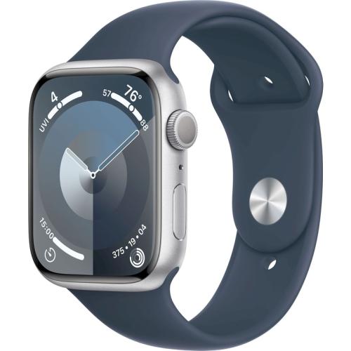 Apple Watch Series 9 Aluminium Silver GPS 45mm - Blue Medium/Large