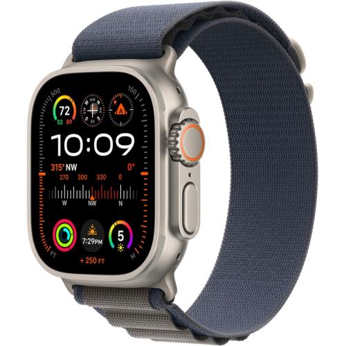 Apple Watch Ultra 2 Titanium 49mm GPS + Cellular - Blue Alpine Loop - Large