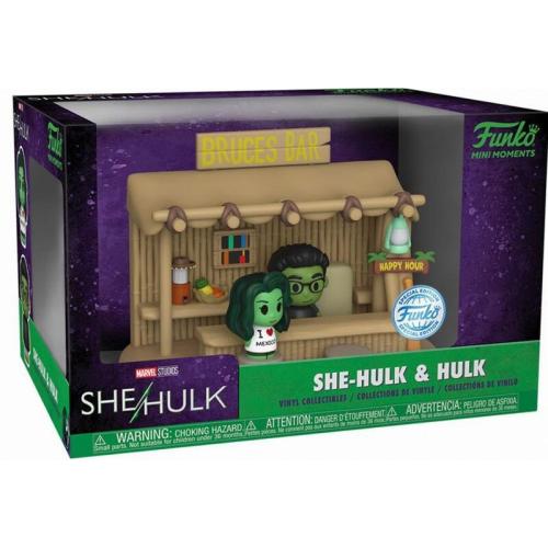Funko Mini Moments - She-hulk - She-hulk and Hulk Bar Scene