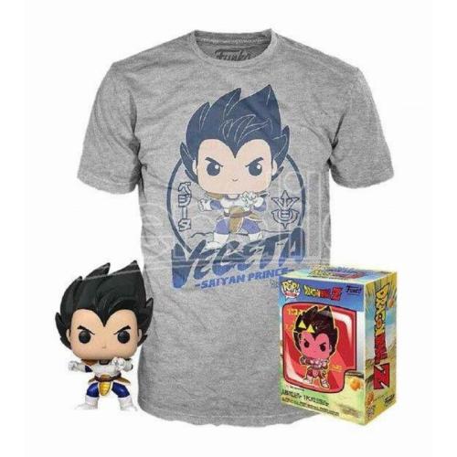 Funko Pop! Tees - Dragon Ball Z - Vegeta με T-shirt (Medium)