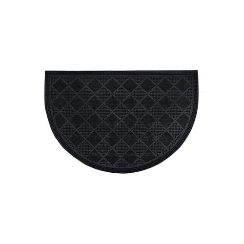 Πατάκι Χαλάκι Εισόδου Με Γεωμετρικά Σχέδια Σε Μαύρο Χρώμα, 40x60 Cm, Doormat
