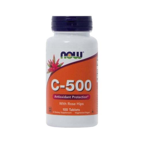 Now Vitamin C Rose Hips 500mg - 100 ταμπλέτες