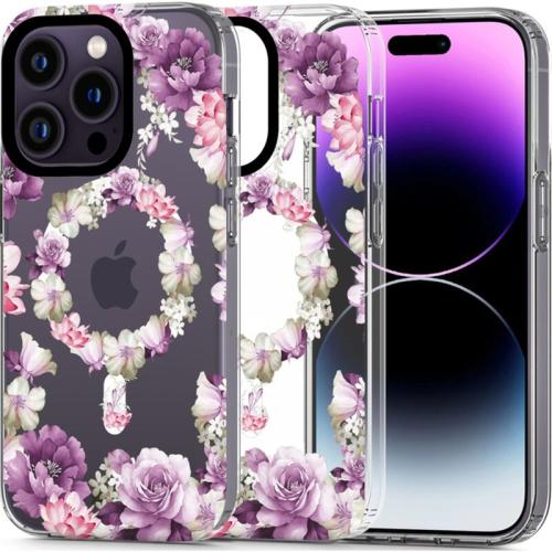 Θήκη Apple iPhone 14 Pro Max - Tech-Protect MagMood MagSafe - Rose Floral