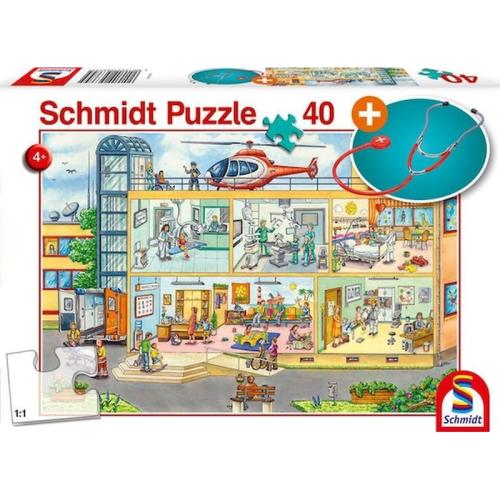 Schmidt Spiele 56374 At The Children’s Hospital, 40 Pcs