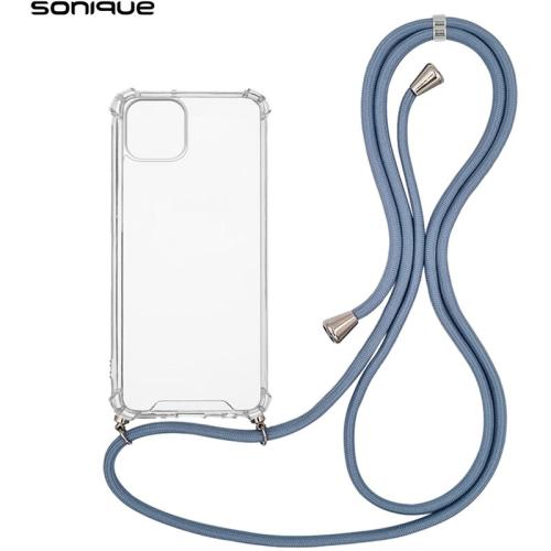 Θήκη Apple iPhone 14 Plus - Sonique Armor Clear - Μπλε Γκρι