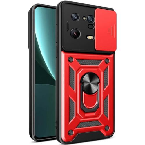Θήκη Xiaomi Redmi 13 Pro - Bodycell Armor Slide - Κόκκινο