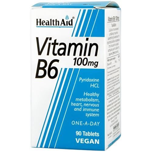 Health Aid Vitamin B6 100mg - 90 κάψουλες