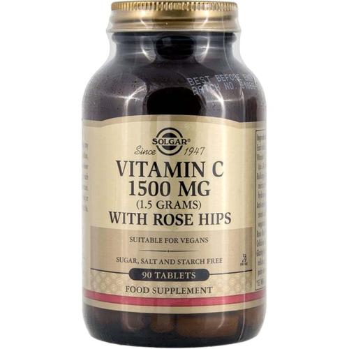 Solgar Vitamin C 1500mg Rose Hips - 90 ταμπλέτες