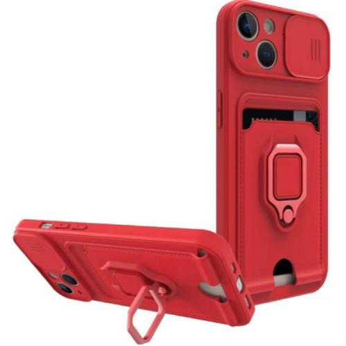 Θήκη Apple iPhone 14 Plus - Bodycell Multifunction - Κόκκινο