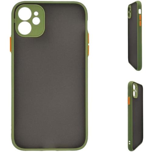 Θήκη Apple iPhone 11 - Sonique Color Button Bumper - Πράσινο