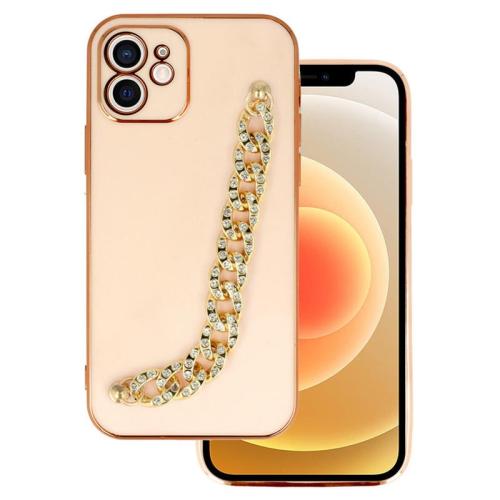 Θήκη Apple iPhone 12 - Lux Chain Series - Ροζ