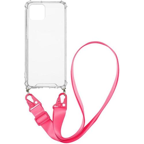 Θήκη Apple iPhone 12 Pro Max - Sonique με Strap Armor Clear - Ροζ