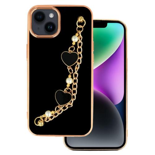 Θήκη Apple iPhone 14 - Lux Chain Series - Μαύρο